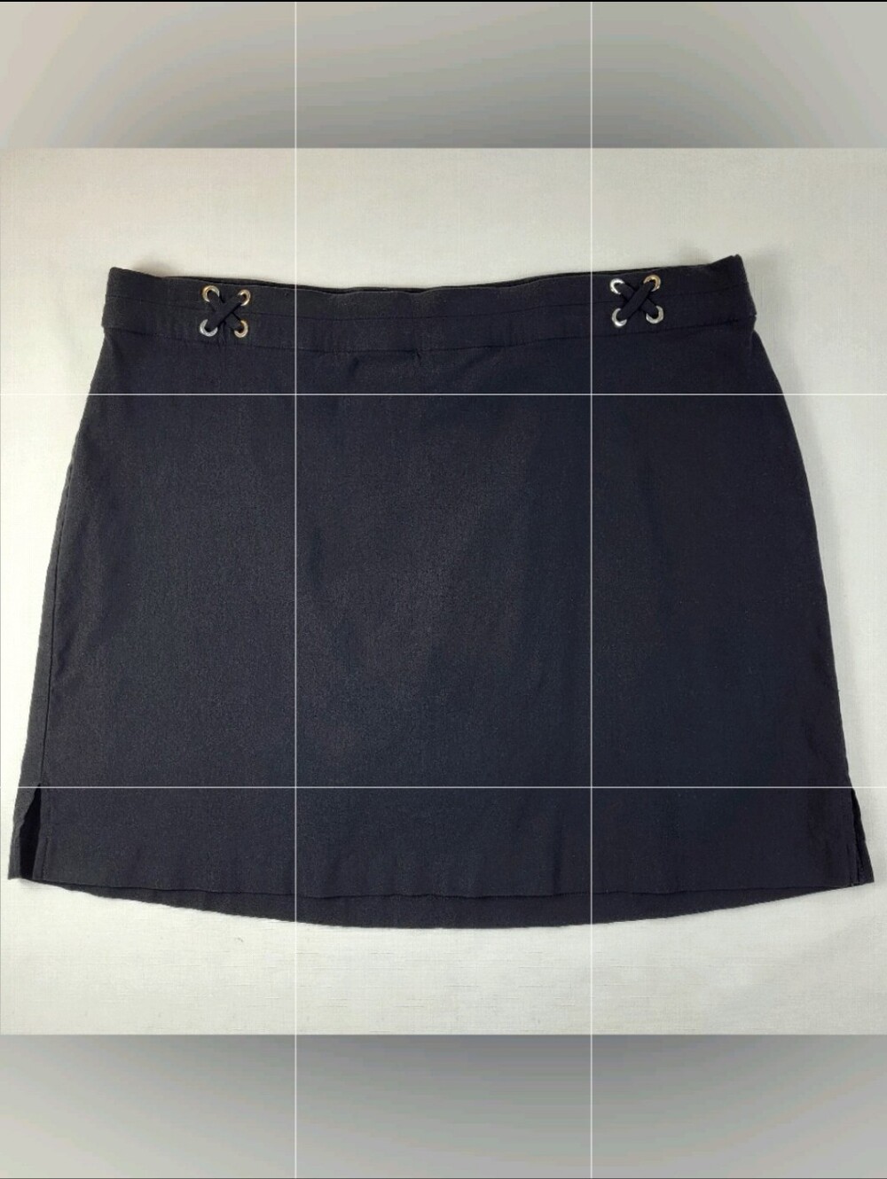 Rafaella Comfort Black SKORT Womens Size XXL Pull-On Stretch Skirt with Shorts